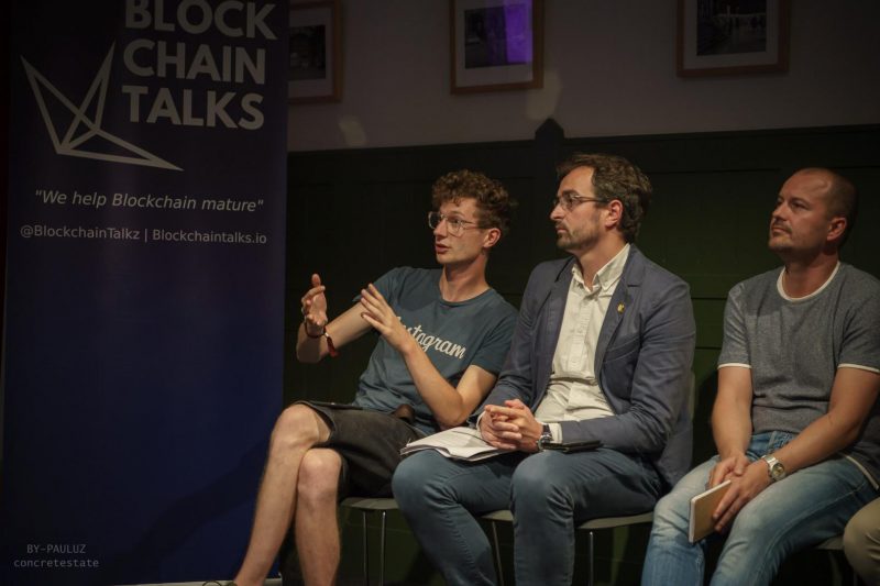 Sharktank at Blockchain Talks communication material